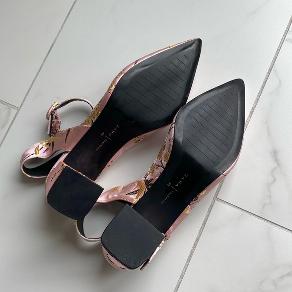 Zara pink satin sandals - Picture 5 of 7